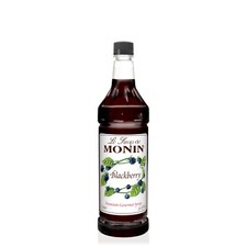 Monin Blackberry Syrup - Bottle 1L , H-Blackberry, 1.0L