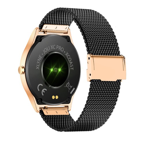 SMARTWATCH XCOAST JOLI XC PRO Diamantschwarz + Zusatzarmband in Roségold - Bild 6 von 11
