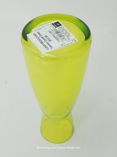 Bormioli Rocco Ypsilon Lime Green Glass Jug 18.5 Ounce - Picture 4 of 8