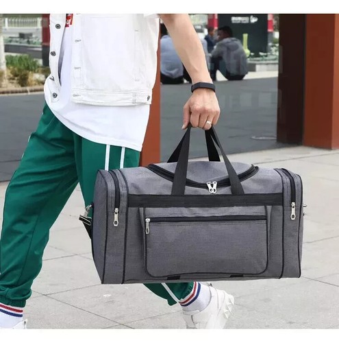 Mens & Ladies Sports & Gym Holdall Bags TRAVEL SPORTS SCHOOL WORK LEISURE Duffle - Picture 5 of 9