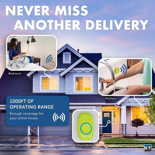 🔥🔥🔥Wireless Doorbell by SadoTech – Waterproof Door Bells & Chimes🔥🔥🔥 - Picture 4 of 6