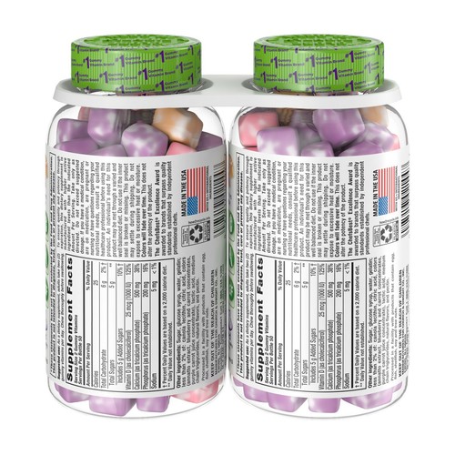 Vitafusion Calcium Gummy Vitamins, 100 CT Twin PacK. - Picture 2 of 7