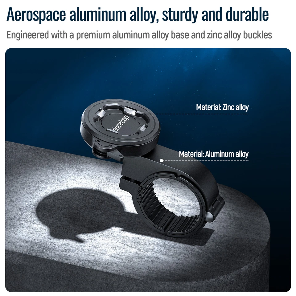 Mountain Bike Phone Holder,MTB Road Motorcycle Handlebar Mount【Series C - Gen 2】 - Image 4 of 4