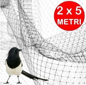 Rete antiuccelli 2 x 5 m