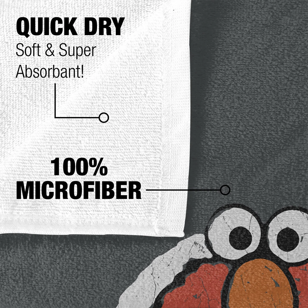 Sesame Street Elmo Name Officially Licensed Beach Towel 30"x60"