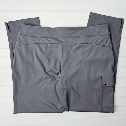Greg Norman Women's Slate Grey Luxury Performance Golf Ankle Pants Size L NWT - Picture 6 of 14