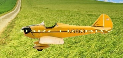 Fly Baby 52" Wingspan RC Airplane Laser Cut Balsa Ply Short Kit W ...