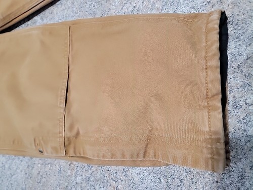 Carhartt Bib Overalls Youth 10 Quilt Lined Insulate Duck Canvas Double Knee - Picture 7 of 16