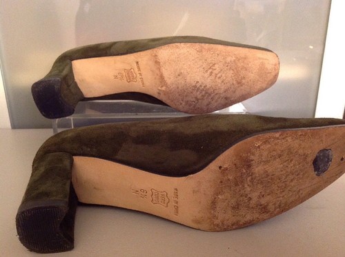 Women’s Vaneli 6 1/2 Narrow Gray Suede Pumps - Bild 7 von 12