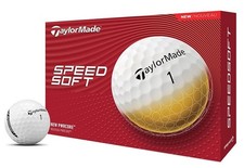 New TaylorMade SpeedSoft Golf Balls 1-Dozen White
