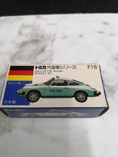 Tommy Porsche 911S Police Car Tomica Foreign Series