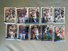 2025 Topps Chrome Football Carolina Panthers Lot-Refractors, Rookies and Inserts