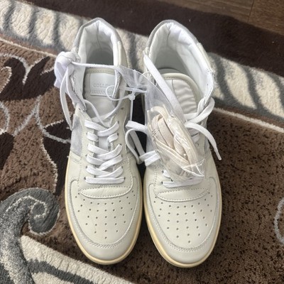 COLLEGIUM Men s Pillar Destroyer High Sneakers White Shadow Suede  39 Size 6/6.5