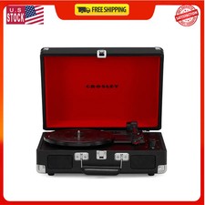 Crosley Cruiser Premier Portable Vinyl Record Player with Bluetooth and Speakers
