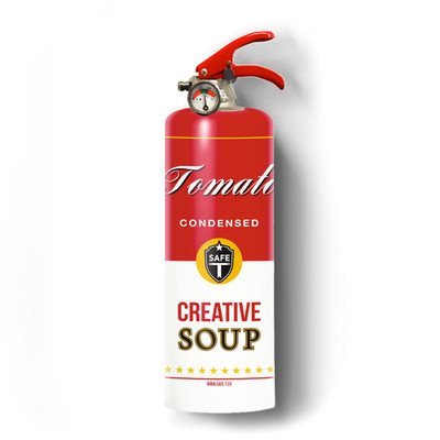 CHIC FIRE - Design Fire Extinguisher - Soup - Fully functional - ABC