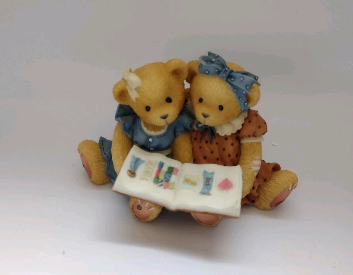 Cherished Teddies Roxie and Shelly Sisters What a Story We Share