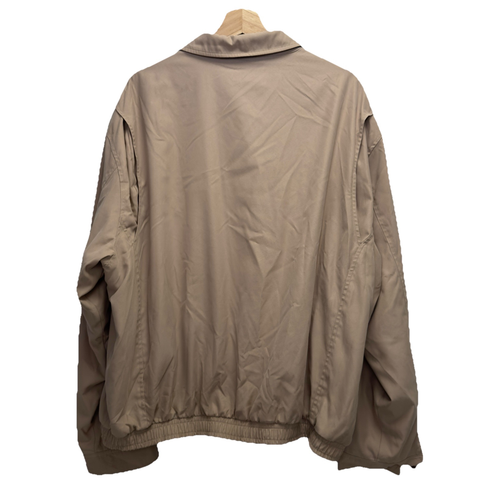 Polo Ralph Lauren vintage uomo taglia XXL Harrington kaki plaid foderato pony zip giacca