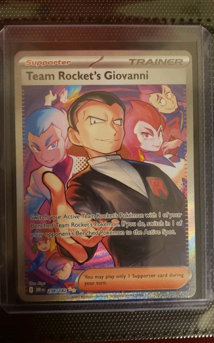 Team Rocket's Giovanni 238/182 SIR Destined Rivals English Pokemon