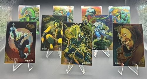 1995 Fleer Ultra Spider-Man Golden Web Complete Set (9 Cards) - Marvel Insert Set