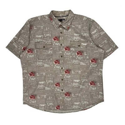 Basic Edition Kurzarmhemd - XL Beige Baumwolle