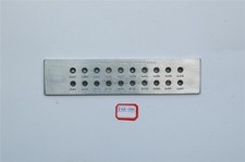 Tungsten Carbide Wire Drawplate For Jewelry Making Square 3.10-5.00MM 20Holes cz