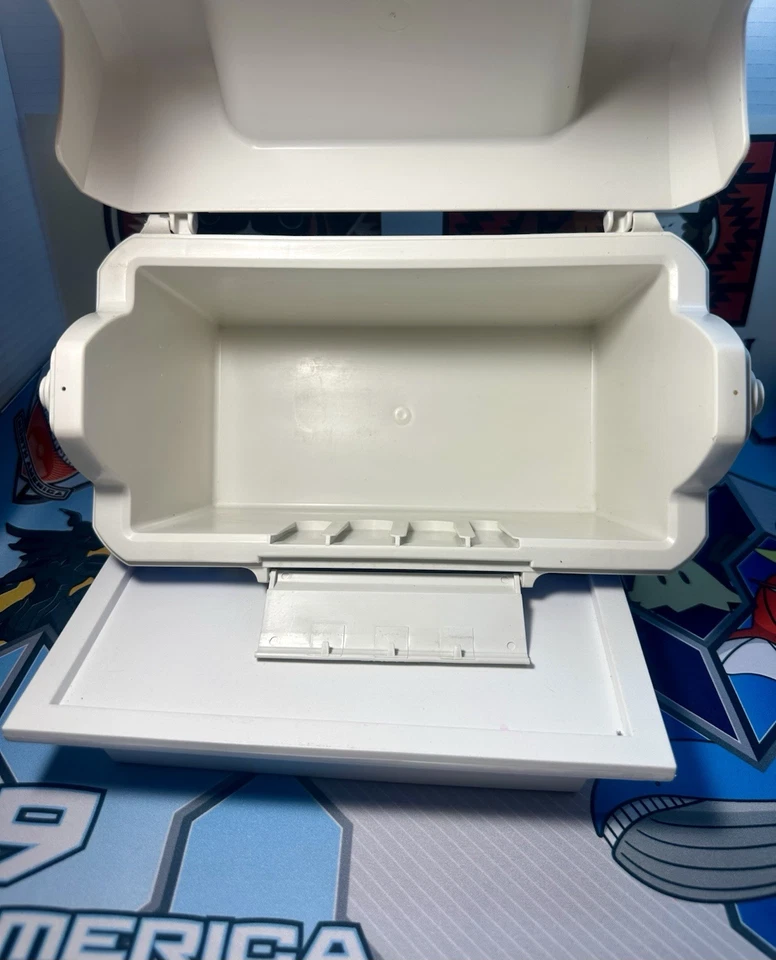 Enfriador de almuerzo aislado COLEMAN Sport PAK de colección de los años 80 azul RARO puerta trasera Foto 4 de 4