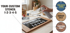 Custom Stencil Anything You Need Letters Numbers Logo Personalized