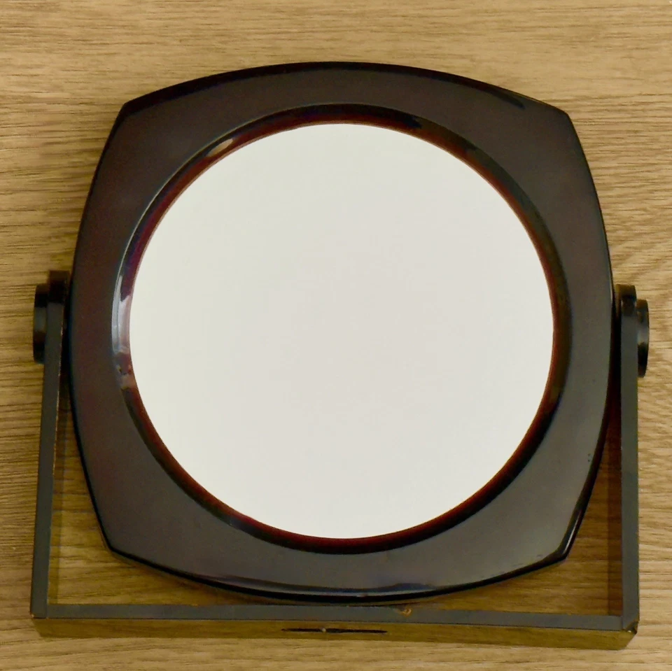Винтажное двустороннее увеличительное поворотное акриловое зеркало Goody Vanity ретро 80-е РЕДКОЕ - Изображение 2 из 2