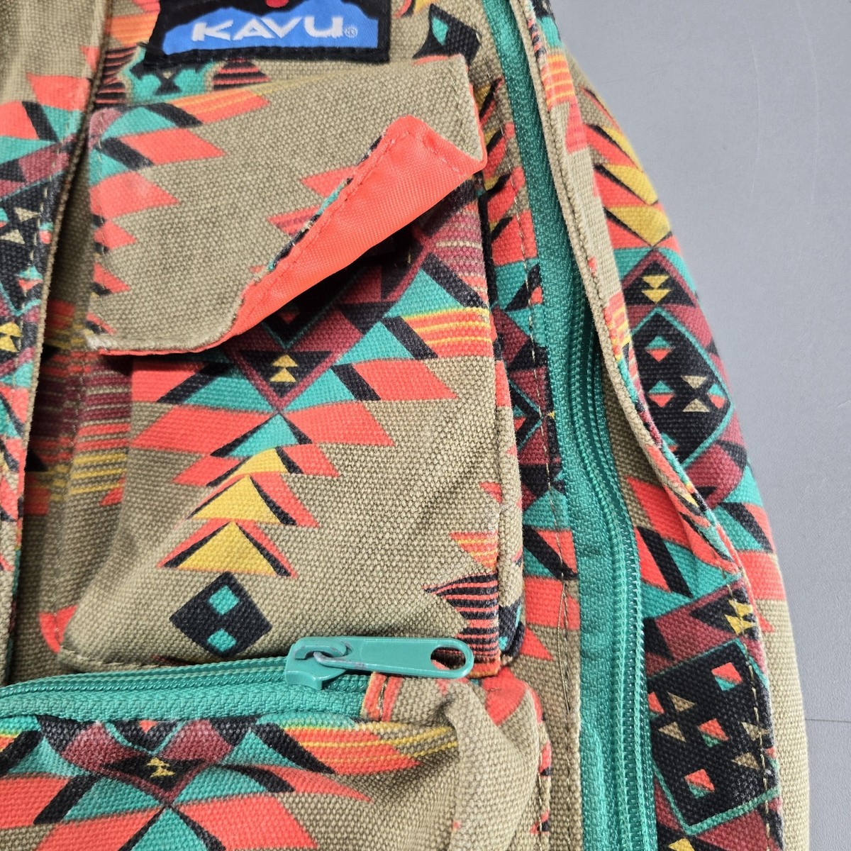 KAVU Desert Aztec Rope Sling Bag Unisex Kavu Rope Sling Bag Backpack Aztec Camping | Mercari main image 4