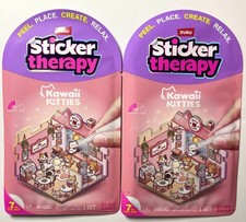 LOT of 2 - NEW Zuru Sticker Therapy Kawaii Kitties Blind Bag
