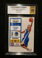 *STEPHEN CURRY* 2010 Panini Contenders Patches #8 *CGS 10* Golden State Warriors