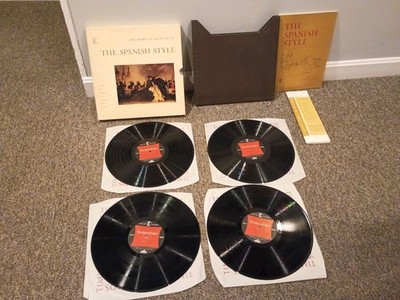 The Story of Great Music Spanish Style 4 LP Time-Life boxed set w/ 61 page book 
