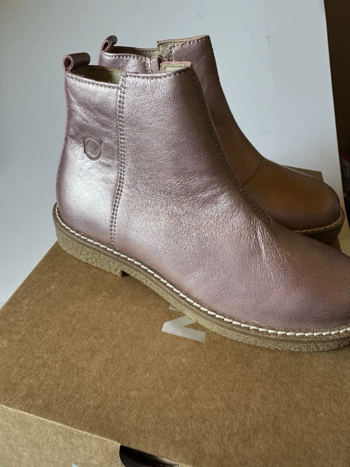 Bota Naturino Dasie - Criança 12 - UE 29 - Cor Ouro Rosa - Imagem 2 de 4