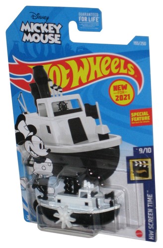 Hot Wheels HW Screen Time 9/10 Disney Mickey Mouse Steamboat Toy Boat 193/250
