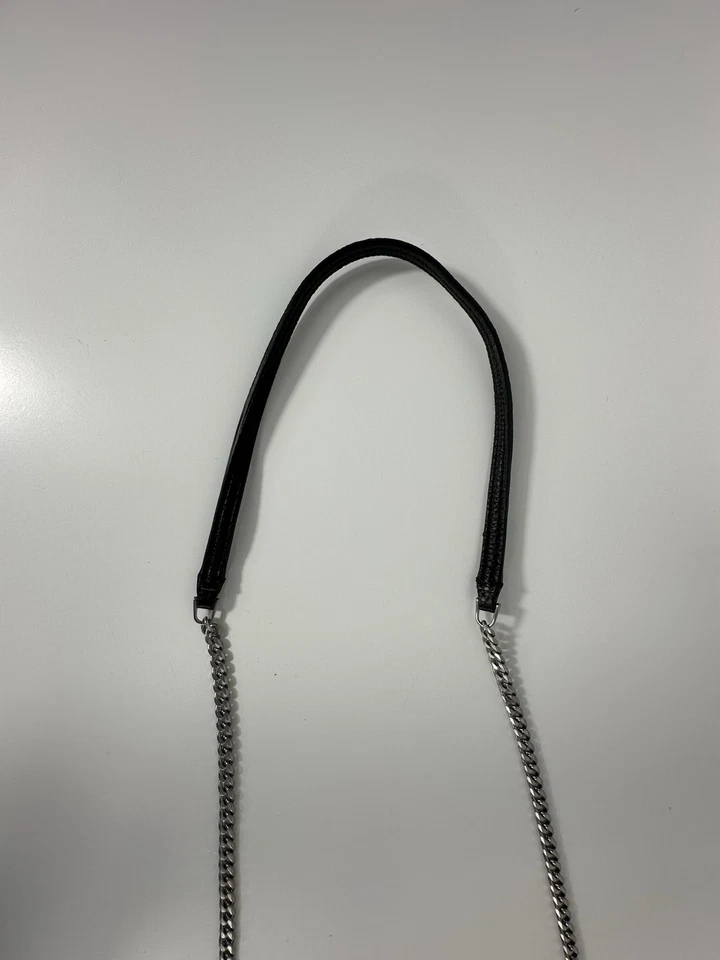 Черная мини-сумка клатч через плечо Calvin Klein на цепочке - Изображение 4 из 4