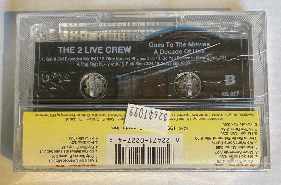 The 2 Live Crew Goes To The Movies A Decade Of Hits Cassette - NEW Sealed! 1997 - Image 2 of 3