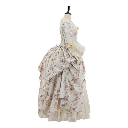 18.Jh. Rokoko Kleid Marie Antoinette französischer Hof elegantes historisches Outfit - Bild 60 von 65