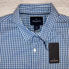 NWT DANIEL HECHTER PARIS Large L Mens S/S Shi...