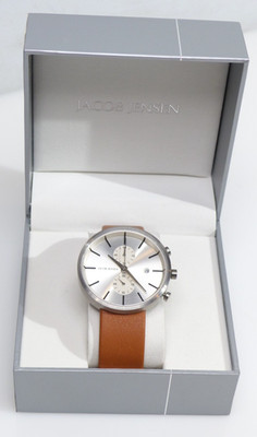 Jacob Jensen Herren Uhr Armbanduhr  Gehäuse Stahl  3262    NEU #78 L