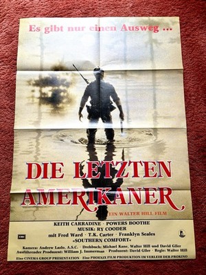Die letzten Amerikaner Kinoplakat Poster A1, Walter Hill, Powers Booth, Ward