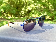 Burberry BE3080 Navy Blue Aviator Sunglasses ...