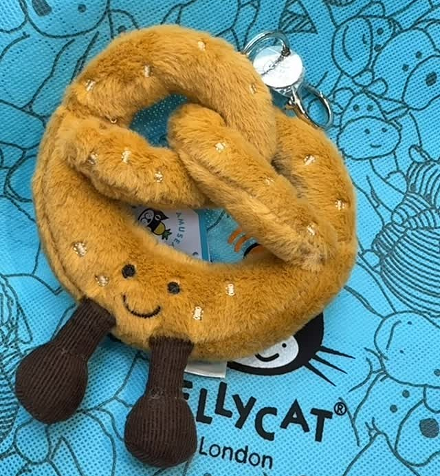 JellyCat Amuseables Pretzel Bag Charm A4PRETBC for sale online | eBay