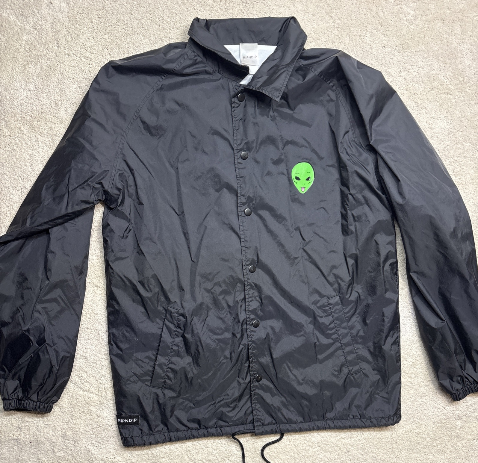 RIPNDIP Alien Jacket Snap Button Windbreaker Skat… - image 4