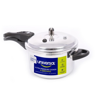 #ad Universal 4.75 Quart 4.5 Liter Anti Rust Ultra Pressure Cooker Aluminum Press $82.58
