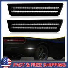 2x SMOKE LED Rear Side Marker Lights For Challenger/11-14 2008-2014 Charger USA