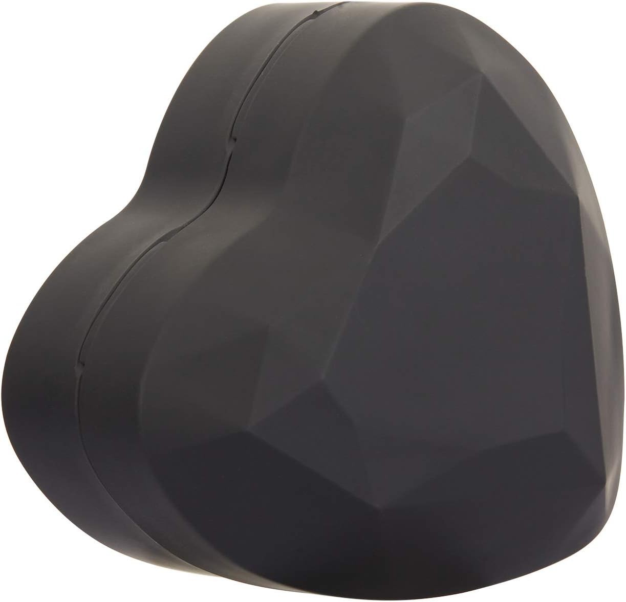 LETURE Heart Shaped LED Pendant Necklace Box, Jewelry Gift Boxes for Black 
