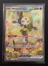 Meloetta Ex 167/086 - Special Illustration Rare - Black Bolt - Pokemon TCG