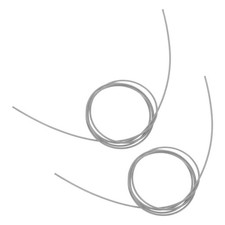 2 Pcs Sports Basketball Nets Rope Lifetime Hoop Replacement Parts