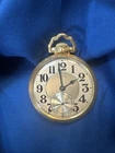 Antique Illinois “Bun Special” 14KGF Pocket Watch *Runs*