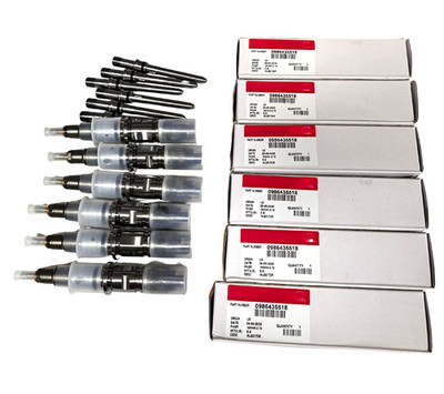 6X Fuel Injector OEM For 07-12 Cummins Dodge Ram 2500 3500 6.7 Diesel 0986435518